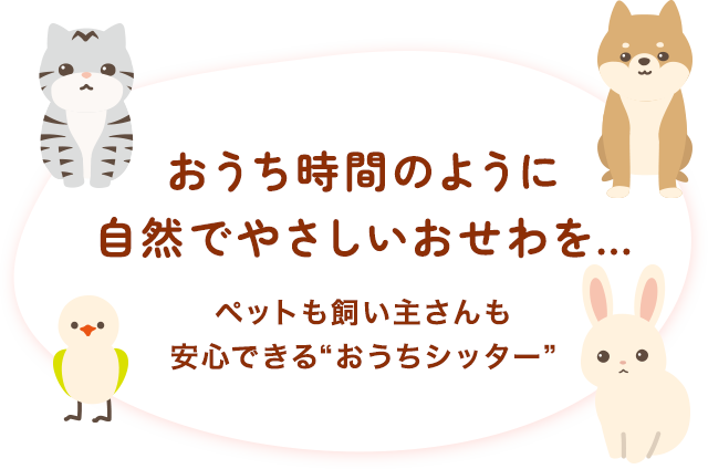 家族のようにやさしいお世話を約束するペットシッターbesmile